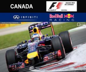 yapboz Sebastian Vettel - Red Bull - Grand Prix Kanada 2014, gizli bir 3.
